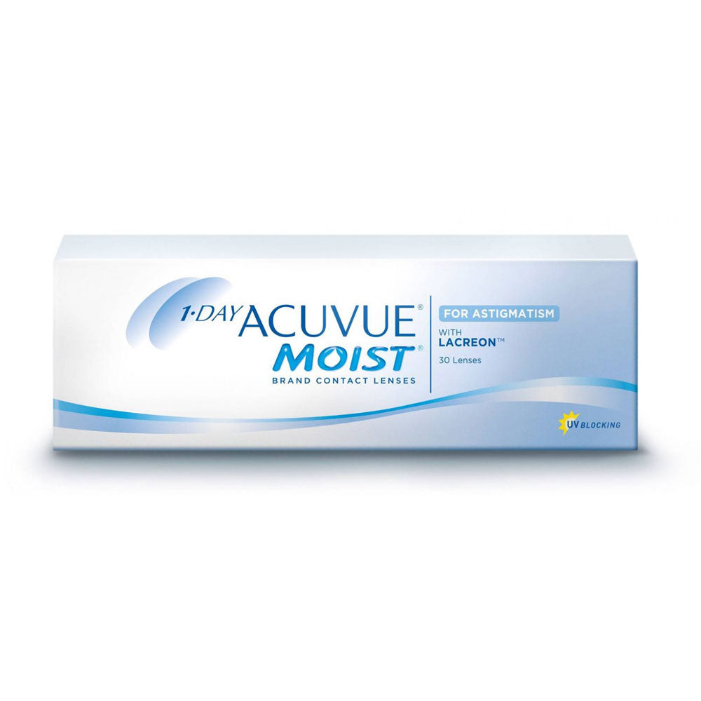 1-Day Acuvue® Moist® para Astigmatismo con LACREON™